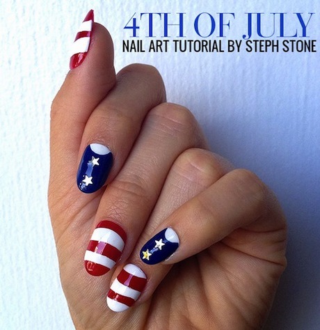 4th-of-july-nails-tumblr-38_7 4 iulie cuie tumblr