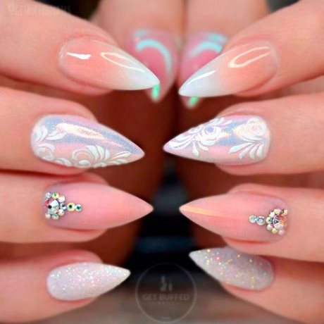 acrylic-cute-nails-61_5 Unghii drăguțe acrilice