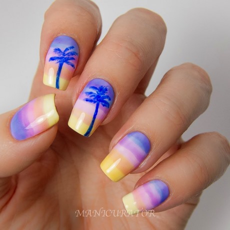 acrylic-nail-colors-for-summer-40_9 Culori de unghii acrilice pentru vara