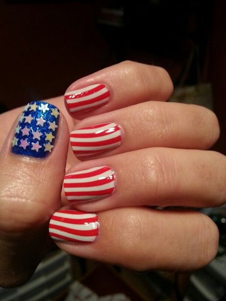 american-flag-nail-designs-01_10 Modele de unghii de pavilion American