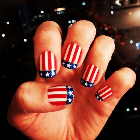 american-flag-nail-designs-01_15 Modele de unghii de pavilion American