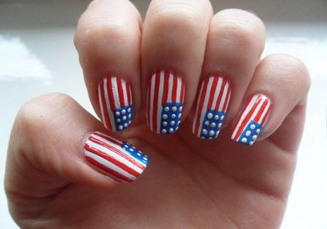 american-flag-nail-designs-01_16 Modele de unghii de pavilion American