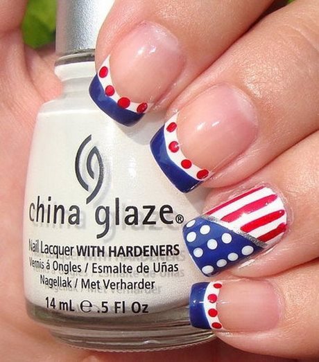 american-flag-nail-designs-01_19 Modele de unghii de pavilion American