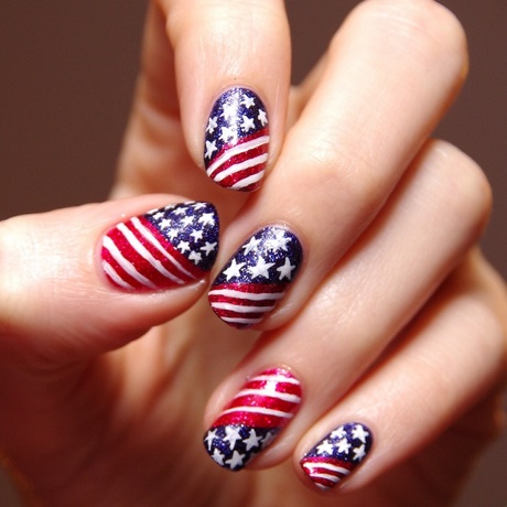 american-flag-nail-designs-01_2 Modele de unghii de pavilion American
