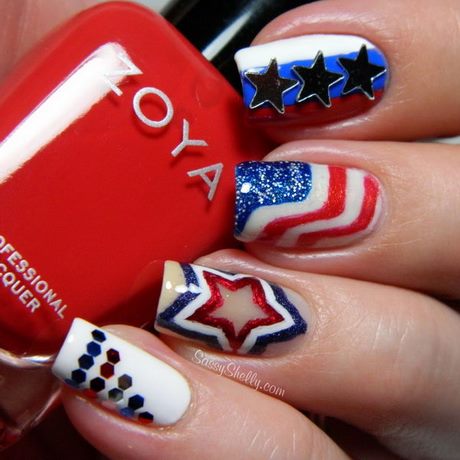 american-flag-nails-74_18 Cuie de pavilion American