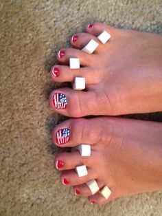 american-flag-toenails-46_14 Unghiile de la picioare de pavilion American