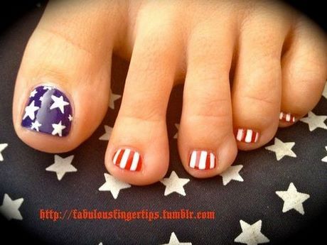 american-flag-toenails-46_3 Unghiile de la picioare de pavilion American