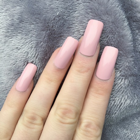 baby-pink-fake-nails-48_10 Pat roz Unghii False