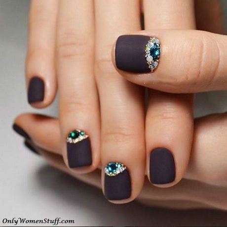 beautiful-nail-art-designs-for-short-nails-98_10 Modele frumoase de unghii pentru unghii scurte