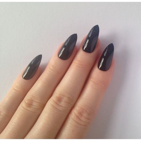 black-acrylic-stiletto-nails-73_3 Unghii stiletto acrilice negre