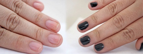 black-nail-polish-on-short-nails-19_18 Lac de unghii negru pe unghii scurte
