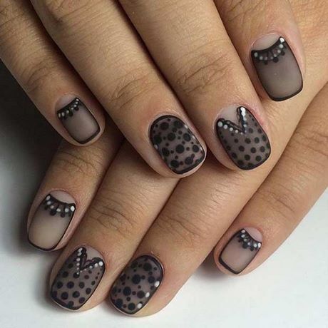 black-nail-polish-on-short-nails-19_8 Lac de unghii negru pe unghii scurte