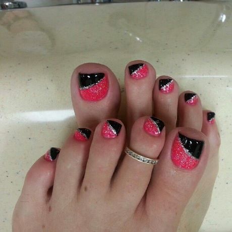 black-pedicure-nail-designs-11_8 Negru pedichiura modele de unghii