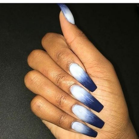blue-and-white-acrylic-nails-62_16 Unghii acrilice albastre și albe