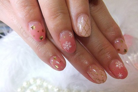 christmas-short-nails-49_6 Crăciun unghii scurte