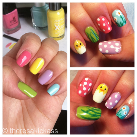 cute-easter-nail-colors-47_9 Culori drăguțe de unghii de Paște