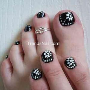 Drăguț toenail modele pentru unghii scurte