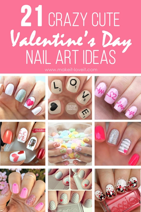 cute-valentine-nail-designs-91_2 Drăguț valentine modele de unghii