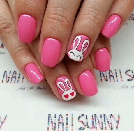 easter-bunny-nail-art-89_18 Easter bunny nail art