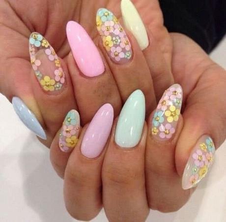 easter-color-nail-designs-39_13 Modele de unghii de culoare de Paște