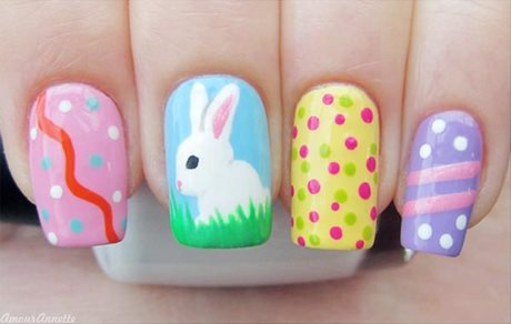 easter-themed-nails-44_13 Cuie tematice de Paște