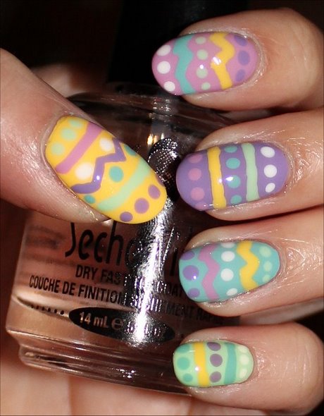 easter-themed-nails-44_9 Cuie tematice de Paște