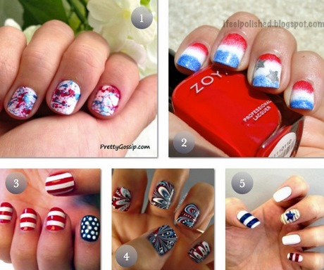 easy-4th-of-july-nails-94_13 Ușor 4 iulie cuie