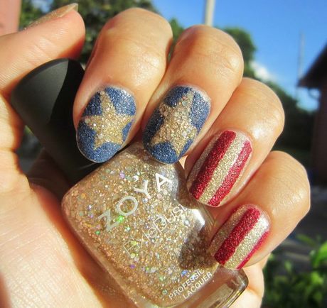 easy-4th-of-july-nails-94_9 Ușor 4 iulie cuie