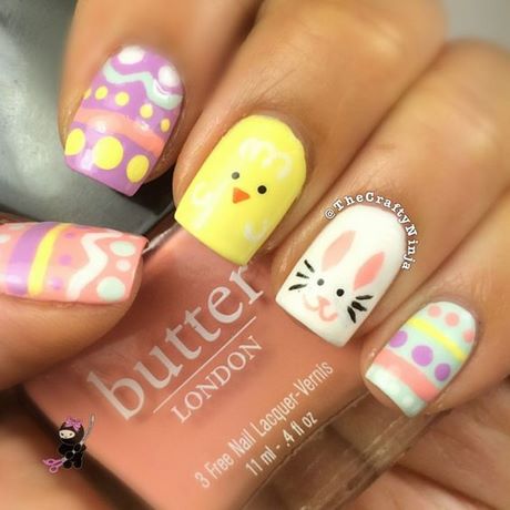 easy-nail-designs-for-easter-80_3 Modele ușoare de unghii pentru Paște