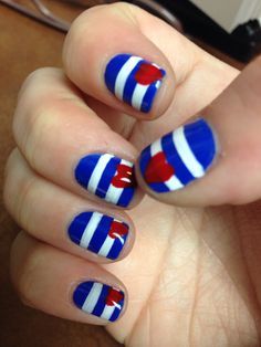 easy-red-white-and-blue-nails-00_2 Ușor roșu alb și albastru cuie