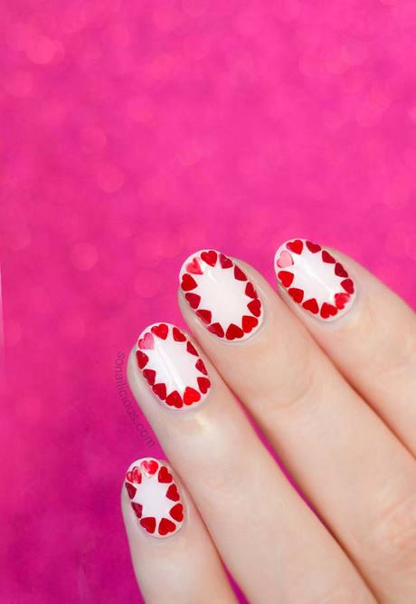 easy-valentine-nail-art-designs-97_15 Ușor valentine nail art modele