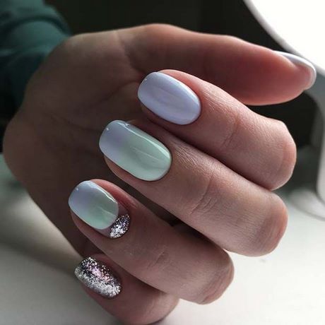 elegant-short-nails-20_16 Unghii scurte elegante