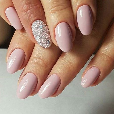 elegant-short-nails-20_19 Unghii scurte elegante