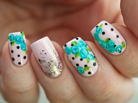 floral-nailart-19 Flori nailart