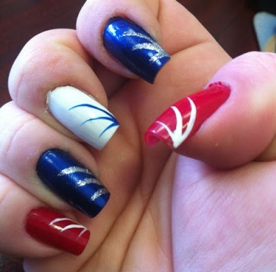 fourth-of-july-nail-ideas-86 A patra iulie idei de unghii