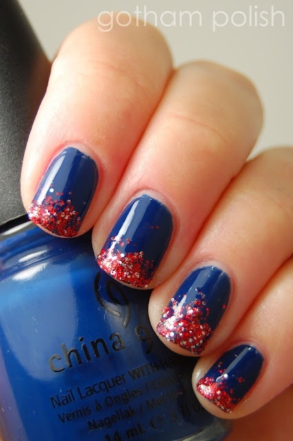 fourth-of-july-nails-simple-40_10 A patra iulie unghiile simple