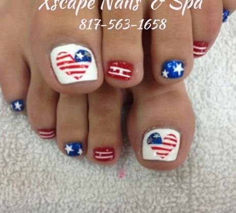 fourth-of-july-pedicure-designs-50_18 A patra din iulie pedichiură modele