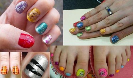 funky-nail-art-for-short-nails-95_3 Funky nail art pentru unghii scurte