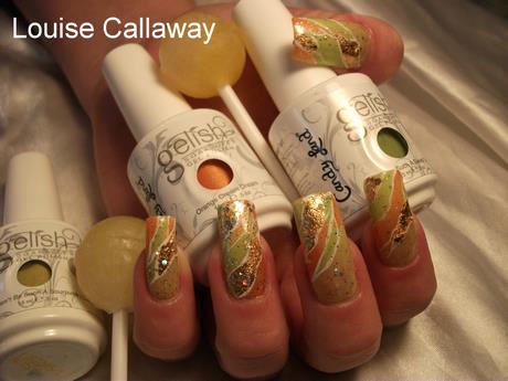 Gelish nail art