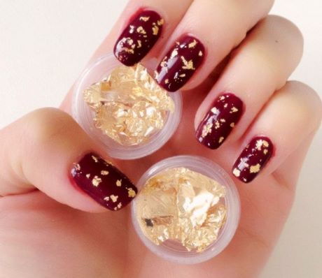 gold-leaf-nails-30_15 Cuie de frunze de aur