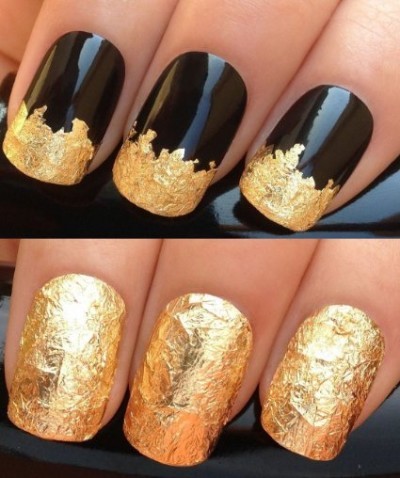 gold-leaf-nails-30_7 Cuie de frunze de aur
