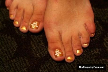 gold-toe-nail-designs-35_15 Modele de unghii de aur