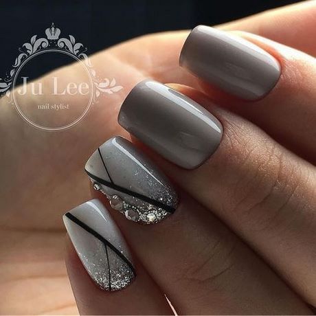 gray-nail-designs-12 Modele de unghii gri