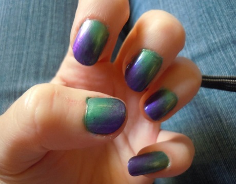 green-and-purple-nail-designs-99_16 Modele de unghii verde și violet