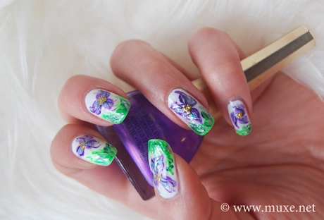 green-and-purple-nail-designs-99_18 Modele de unghii verde și violet