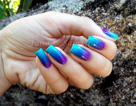 green-and-purple-nail-designs-99_19 Modele de unghii verde și violet