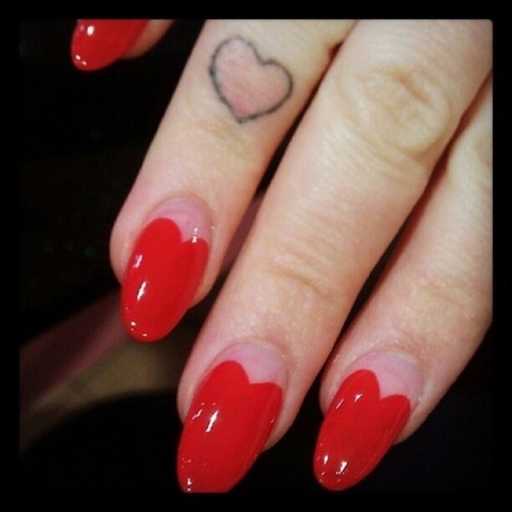 heart-shaped-nail-art-14_5 Arta unghiilor în formă de inimă