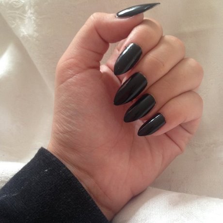 long-black-stiletto-nails-71_4 Unghii lungi negre stiletto