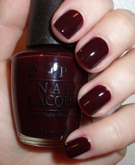 maroon-nail-polish-26_6 Lac de unghii maro