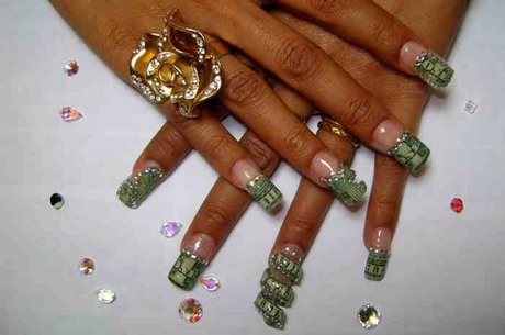 money-nail-designs-08_6 Modele de unghii de bani